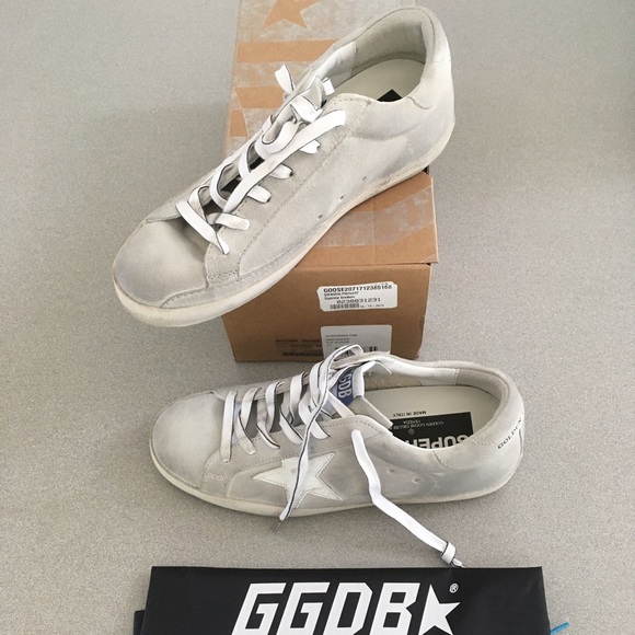 Golden Goose Superstar in Ice Suede sz 37 NIB - Picture 4 of 8